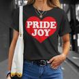 I Heart Pride Joy I Love Pride Joy Custom T-Shirt Gifts for Her