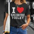 I Heart Skibidi Toilet I Love Skibidi Toilet T-Shirt Gifts for Her