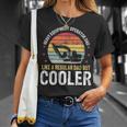 Heavy Equipment Operator Dad Excavator Bulldozer T-Shirt Gifts for Her