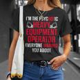 Heavy Equipment Operator Hot Driver T-Shirt Gifts for Her