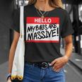 Hello My Balls Are Massive T-Shirt Gifts for Her