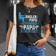 Herren Cooler Angler Papaater Fischen Angelnatertag Spruch T-Shirt Geschenke für Sie