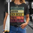 Herren Hier Kommt Armin Der Beste Papa Der Weltatertag Retro T-Shirt Geschenke für Sie