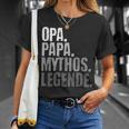 Herren Opa Und Papa Großvateratertag T-Shirt Geschenke für Sie