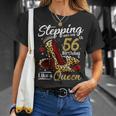 High Heels Stepping Into My 56Th Birthday 56 And Fabulous T-Shirt Gifts for Her