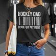 Hockey Dad Scan For Payment Hockey Lover Daddy T-Shirt Gifts for Her
