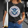 Homeland Security Department Dhs Agent Patriotic Usa Veteran T-Shirt Gifts for Her