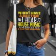 House Music Lover Quote Edm Dj Raver T-Shirt Gifts for Her