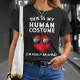 This Is My Human Costume I'm Really An Apple T-Shirt Gifts for Her