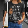 This Is My Human Costume I'm Really A Potato Yam T-Shirt Gifts for Her