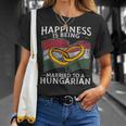Hungarian Marriage Hungary Married Heritage Flag Culture T-Shirt Gifts for Her