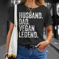Husband Dad Vegan Legend Father's Day T-Shirt Gifts for Her