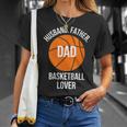Husband Father Dad Basketball Lover Fathers Day Sports T-Shirt Gifts for Her