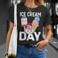 Ice Cream Ice Cream Day Summer Dessert Ice Cream Lover T-Shirt Gifts for Her