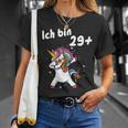 Ich Bin 29 Plus Unicorn Dab Dabbing Unicorn T-Shirt Geschenke für Sie