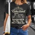 Ich Bin Im Ruhestand Ich Muss Auf Motorrad Biker Opa Ich S T-Shirt Geschenke für Sie