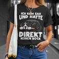 Ich Kam Sah und Hatte Keinen Bock Berner Sennenhund T-Shirt, Lustiges Hundemotiv Geschenke für Sie