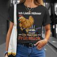 Ich Liebe Hühner Die Kacken Breakfast German Language T-Shirt Geschenke für Sie