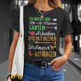 Ich Möchte Nur In Meiner Garten Arbeiten Hühner Ich Möchte Nur I T-Shirt Geschenke für Sie