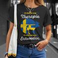 Ich Muss Nur Nach Sweden German Language T-Shirt Geschenke für Sie