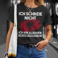 Ich Schreie Nicht Ich Bin Albaner Albanian Eagle T-Shirt Geschenke für Sie