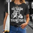 Ich Träume Ich Bin Ein Traktor Farmers Black S T-Shirt Geschenke für Sie