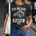 Ich Werde Papa 2024 Ich Werde Baldater T-Shirt Geschenke für Sie