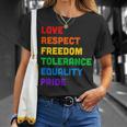 Igualdad Orgullo Gay Orgullo Lgbtq Igualdad Camiseta unisex Regalos para ella