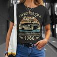 I'm Not Old I'm A Classic Born 1966 Car Graphic Birthday T-Shirt Gifts for Her