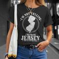 I'm Not Yelling I'm From New Jersey State Map Pride T-Shirt Gifts for Her