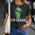 I'm Peace Alien Couples Matching Valentine's Day T-Shirt Gifts for Her