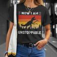 Now I'm Unstoppable Vintage T-Rex Dinosaur T-Shirt Gifts for Her