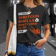 If It Involves Shotgun Shells & Shattered Clay Trap Skeet T-Shirt Gifts for Her