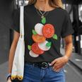 Italian Caprese Salad Tomato Basil Mozzarella Foo T-Shirt Geschenke für Sie