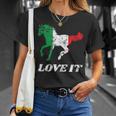 Italian Horse Riding Horseback Rider Equestrian Pony Hooves T-Shirt Gifts for Her