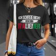 Italian Ich Schreie Nicht Ich Bin Italian T-Shirt Geschenke für Sie