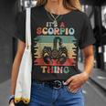 It's A Scorpio Thing Astrology Scorpio Zodiac Dad Women T-Shirt Gifts for Her