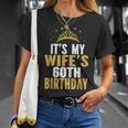 It's My Wife's 60Th Birthday 60 Years Old Wives T-Shirt Gifts for Her
