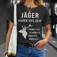 Jäger Haben Viel Zeit I Schonzeit I Jäger Hunting T-Shirt Geschenke für Sie