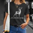 Jägermeisterin Hunter Hunter Deer Hunter Hunting S T-Shirt Geschenke für Sie