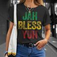 Jah Bless Yuh Patois Jamaican Slang T-Shirt Gifts for Her