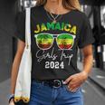 Jamaica Girls Trip 2024 Summer Vacation Jamaican Flag T-Shirt Gifts for Her