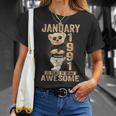 January 1991 33Th Birthday 2024 33 Years Of Being Awesome T-Shirt Gifts for Her