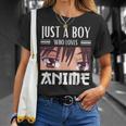 Japanese Anime Boys Just A Boy Who Loves Anime T-Shirt Gifts for Her