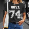 Jersey Style Nova 74 1974 Classic Old School Muscle Car T-Shirt Gifts for Her