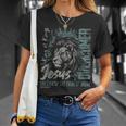 Jesus Is King Lion Of Judah Bible Faith Graphic Christian T-Shirt Gifts for Her