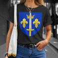 Joan Of Arc Coat Of Arms History Christianity T-Shirt Gifts for Her