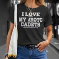 Jrotc Instructor I Love It When My Jrotc Cadets Follow T-Shirt Gifts for Her