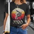Judoka Sparring Retro Judo T-Shirt Geschenke für Sie