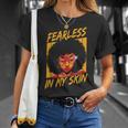 Junenth Black History Melanin Pride Women T-Shirt Gifts for Her
